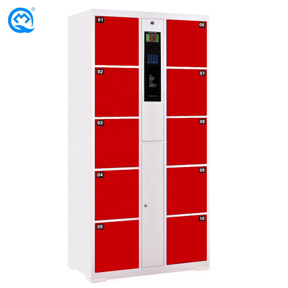 Smart Luggage Locker High Quality Cold Rolled Steel Self-code Recognition Locker For School/Gym