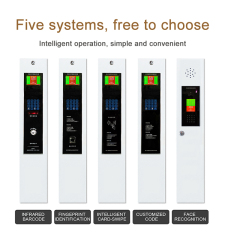 Intelligent Cold Rolled Steel Self-coding Identification Locker library / Restaurant Electronic Locker
