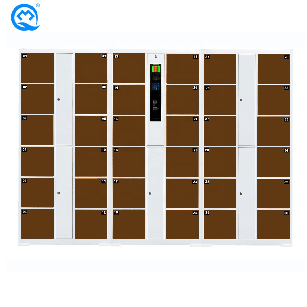 High Quality 36 Door Electronic Cold Rolled Steel Delivery Locker for Gym /Bar Coffee Locker