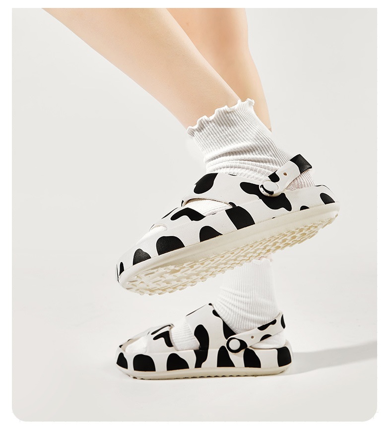 Milky Cushionaire Women's Fuji sandal with adjustable strap and super comfort