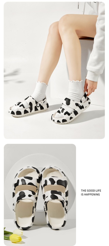 Milky Cushionaire Women's Fuji sandal with adjustable strap and super comfort