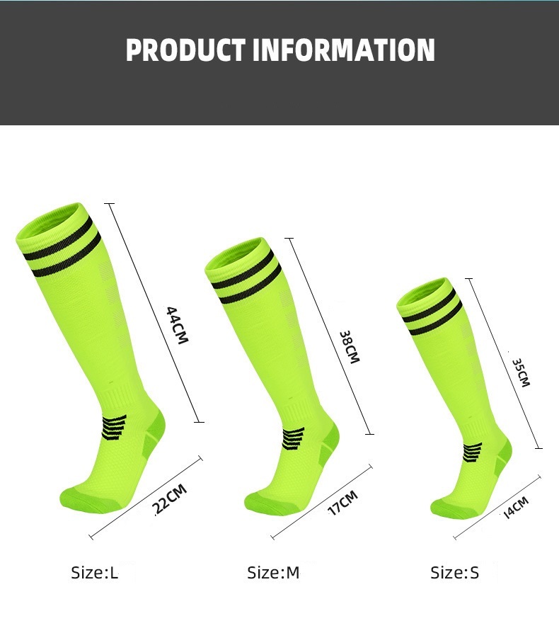 Knee High Soccer Socks (2 Pack) Team Sport OTC Cushion Socks for Kids Youth Adult