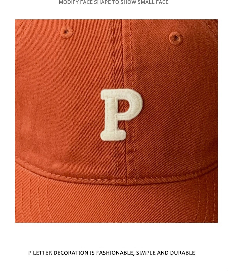 Men's and women's neutral baseball cap soft top sports cap
