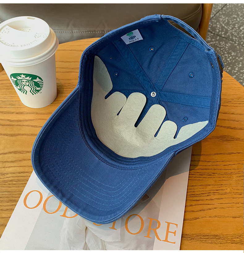 Men's and women's neutral baseball cap soft top sports cap