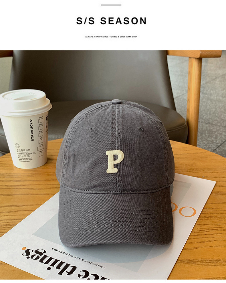 Men's and women's neutral baseball cap soft top sports cap