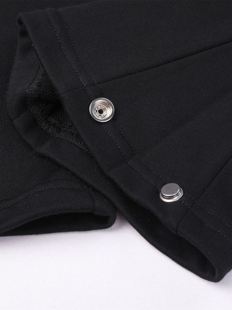 Pure cotton wool loop straight briefs, hipster, wide leg sports casual pants