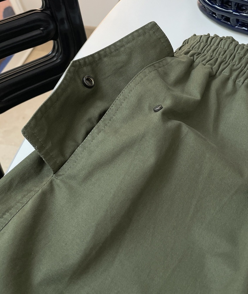 Japanese street stretchy drawstring overalls loose-fitting slim high waisted leg straight leg casual pants