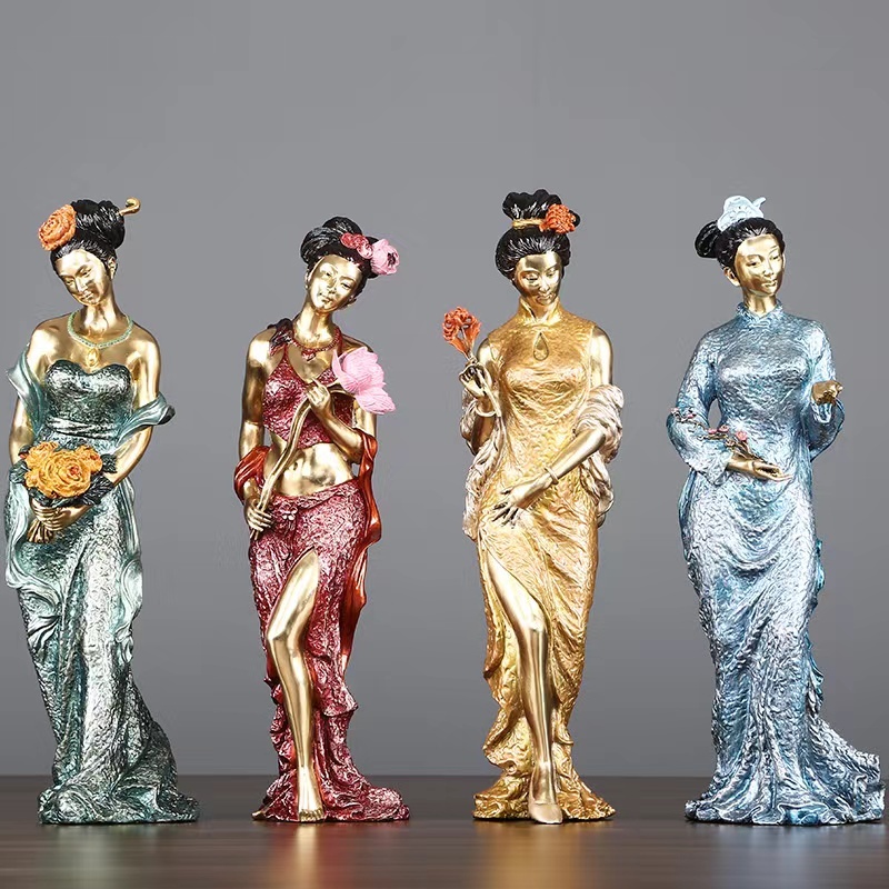 Expertly Crafted of Cold Cast Bronze in Strikingly Sculpted Detail Mixing Bronze Powder with Resin Gives it an Authentic Metal Look with a Stunning Antique Bronze Finish and You'll Marvel at the Colored Effects Impressively Detailed Statue Depicting the T