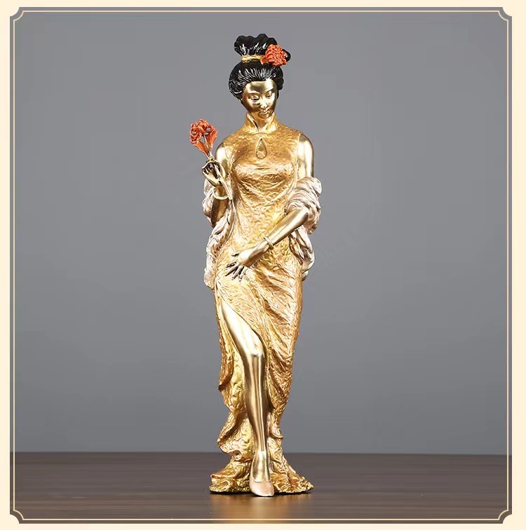 Expertly Crafted of Cold Cast Bronze in Strikingly Sculpted Detail Mixing Bronze Powder with Resin Gives it an Authentic Metal Look with a Stunning Antique Bronze Finish and You'll Marvel at the Colored Effects Impressively Detailed Statue Depicting the T