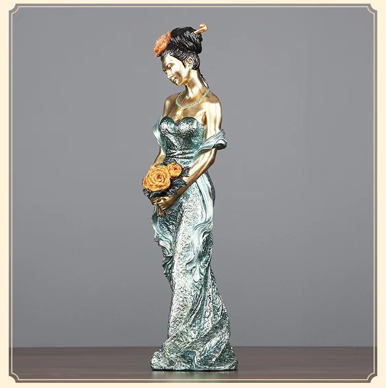 Expertly Crafted of Cold Cast Bronze in Strikingly Sculpted Detail Mixing Bronze Powder with Resin Gives it an Authentic Metal Look with a Stunning Antique Bronze Finish and You'll Marvel at the Colored Effects Impressively Detailed Statue Depicting the T