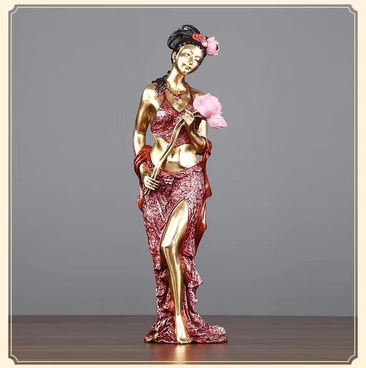 Expertly Crafted of Cold Cast Bronze in Strikingly Sculpted Detail Mixing Bronze Powder with Resin Gives it an Authentic Metal Look with a Stunning Antique Bronze Finish and You'll Marvel at the Colored Effects Impressively Detailed Statue Depicting the T