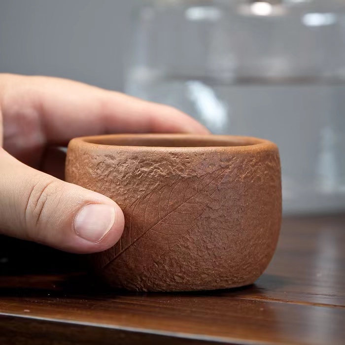 Chinese Tea cup 150ml Chinese Yixing Tea cup Clay Pot Zisha Clay cup handmade cup Tea Hand-carved Great