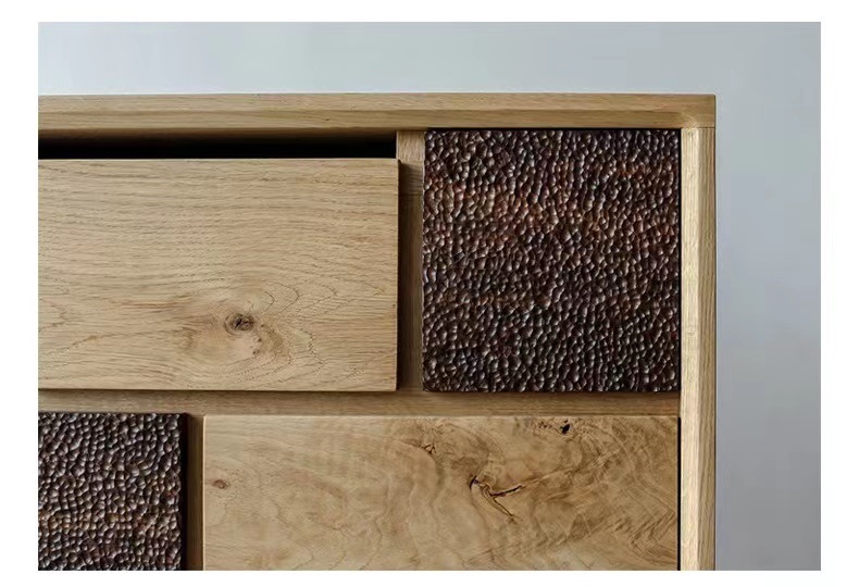 Wooden Storage Box with 16 Drawers Cabinet with Drawers Legging Cabinet Office File Cabinet with legs Open Shelf Wood Office Cabinet