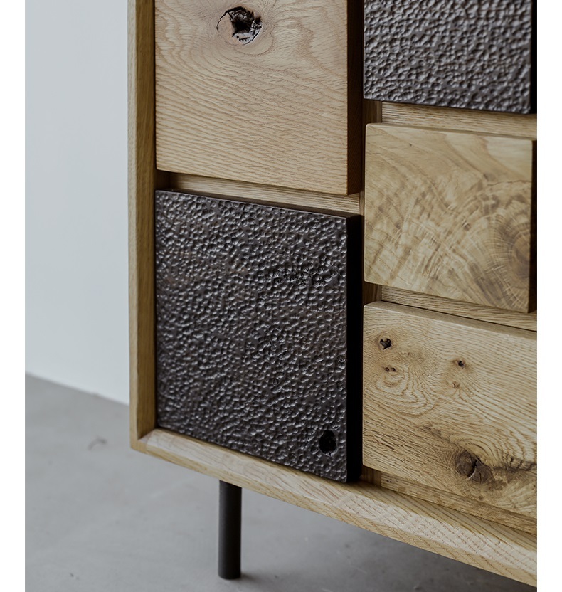 Wooden Storage Box with 16 Drawers Cabinet with Drawers Legging Cabinet Office File Cabinet with legs Open Shelf Wood Office Cabinet
