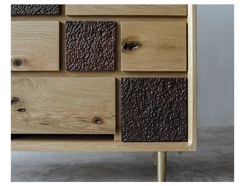 Wooden Storage Box with 16 Drawers Cabinet with Drawers Legging Cabinet Office File Cabinet with legs Open Shelf Wood Office Cabinet