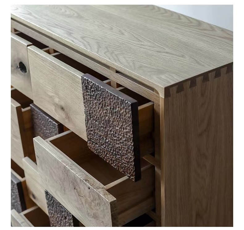 Wooden Storage Box with 16 Drawers Cabinet with Drawers Legging Cabinet Office File Cabinet with legs Open Shelf Wood Office Cabinet