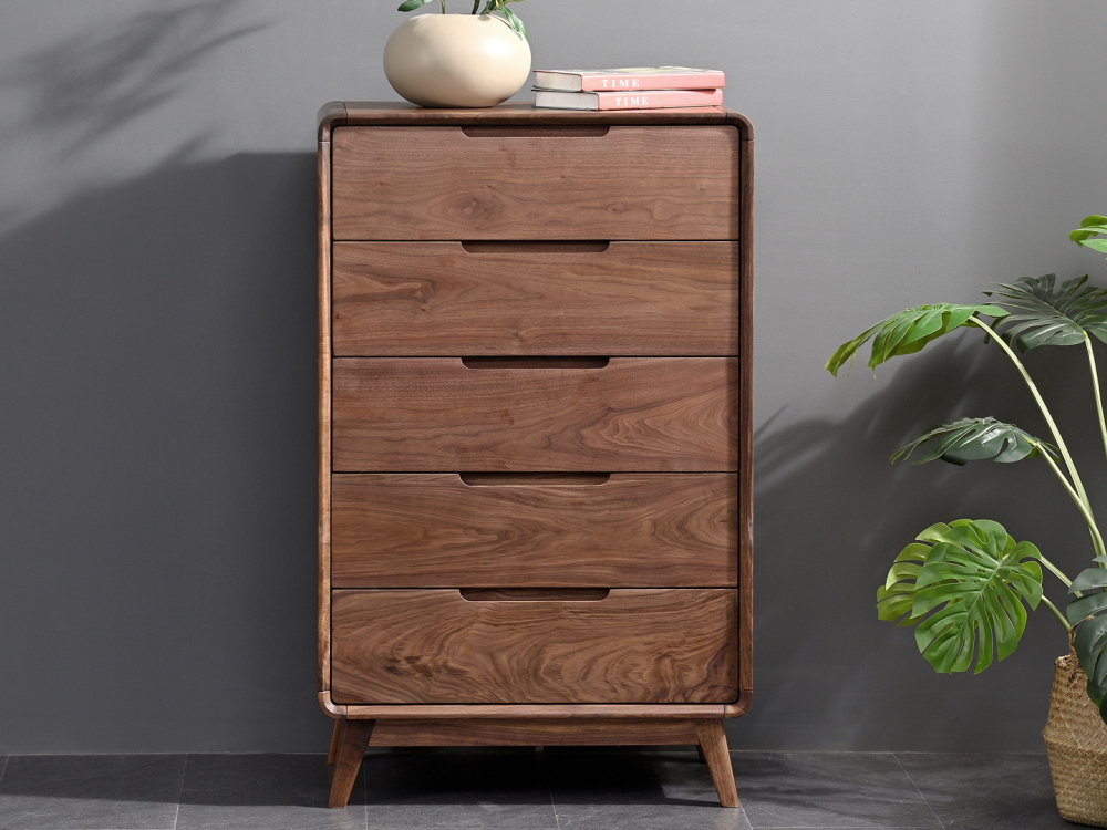 Storage Cabinet with 5 Drawers Bathroom Floor Cabinet with drawers Cupboard for Living Room Home Office Kitchen
