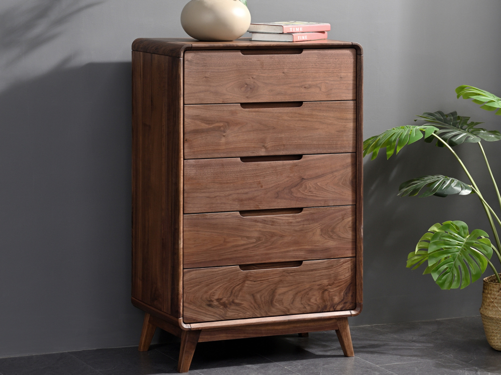 Storage Cabinet with 5 Drawers Bathroom Floor Cabinet with drawers Cupboard for Living Room Home Office Kitchen