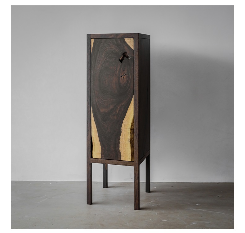 Plant Stand Natural Wood with Cabinet Indoor Metal Flower Shelf for Multiple Plants Corner Tall Flower Holders