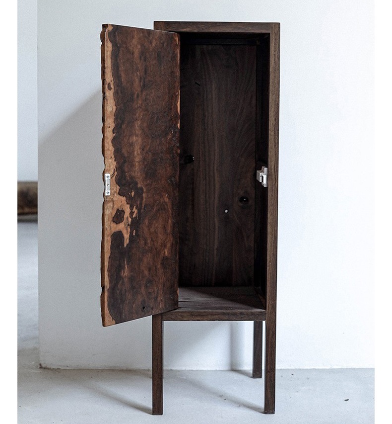 Plant Stand Natural Wood with Cabinet Indoor Metal Flower Shelf for Multiple Plants Corner Tall Flower Holders
