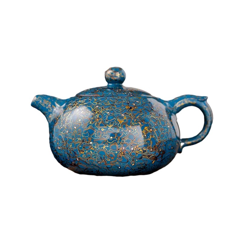 China Style Decorative Teapot Classic Ceramic Teapot for Art Home Decoration Chinese Retro Porcelain Ceramic Teapot