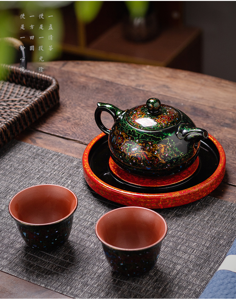 China Style Decorative Teapot Classic Ceramic Teapot for Art Home Decoration Chinese Retro Porcelain Ceramic Teapot