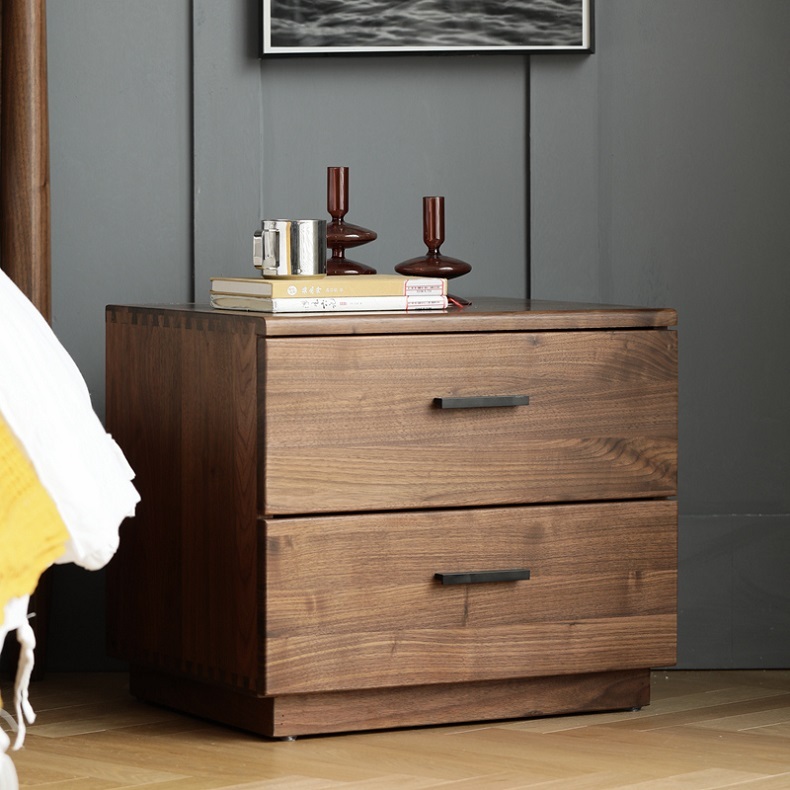 Nightstand Mid-Century Modern Bedside Tables with Storage Shelf Minimalist and Practical End Side Table Fashion Bedroom Furniture