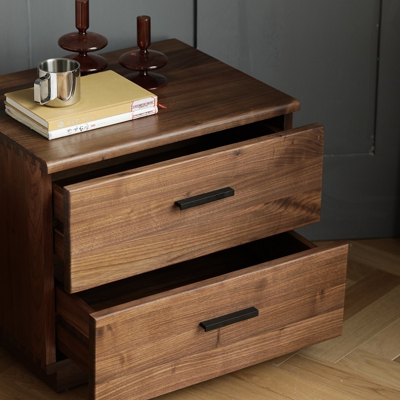Nightstand Mid-Century Modern Bedside Tables with Storage Shelf Minimalist and Practical End Side Table Fashion Bedroom Furniture
