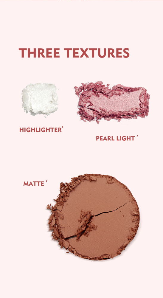 Blush rouge highlight repair capacity multifunctional blush palette natural nude makeup 8color eyeshadow palette makeup