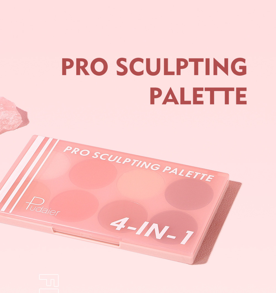 Blush rouge highlight repair capacity multifunctional blush palette natural nude makeup 8color eyeshadow palette makeup