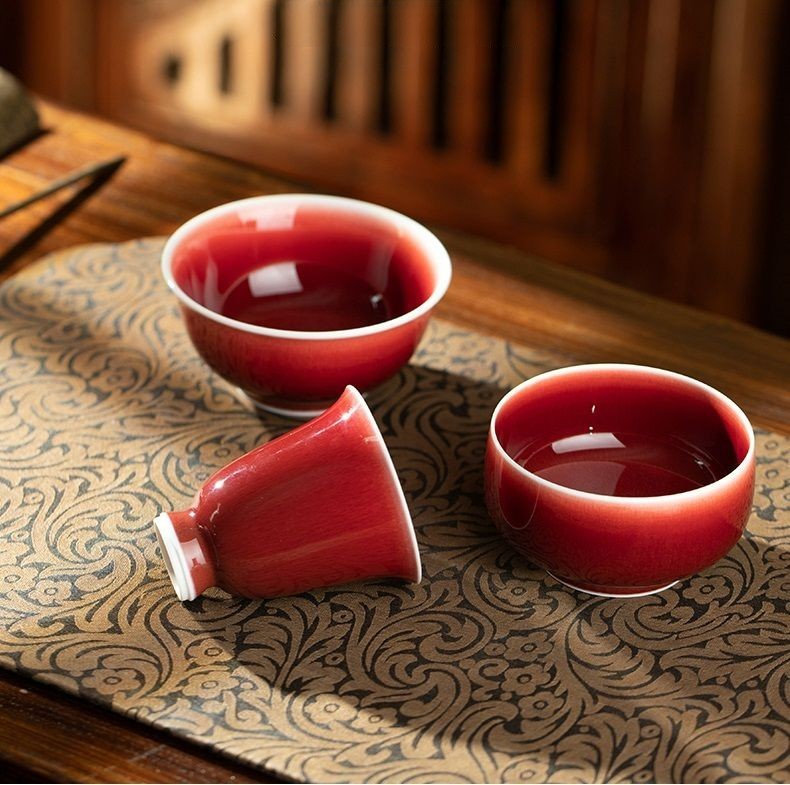 Chinese King Tea Cup High Temperature Resistant Tea Cup Chinese Kungfu Tea cup Drinkware Traditional Skills for Kings 400 Years ago