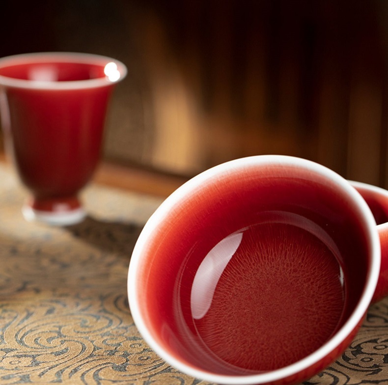 Chinese King Tea Cup High Temperature Resistant Tea Cup Chinese Kungfu Tea cup Drinkware Traditional Skills for Kings 400 Years ago