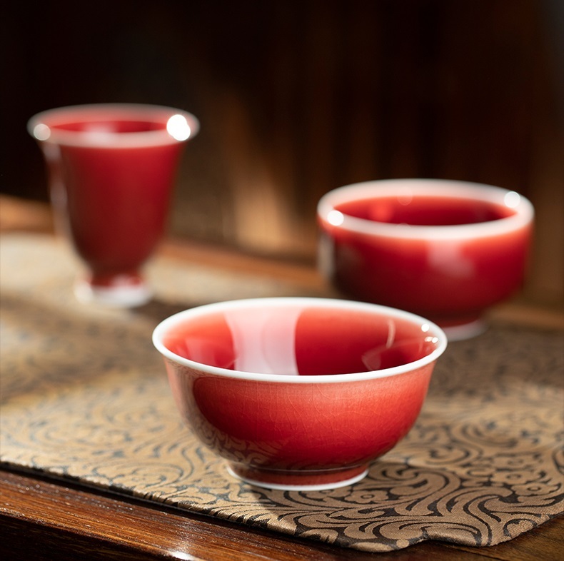 Chinese King Tea Cup High Temperature Resistant Tea Cup Chinese Kungfu Tea cup Drinkware Traditional Skills for Kings 400 Years ago