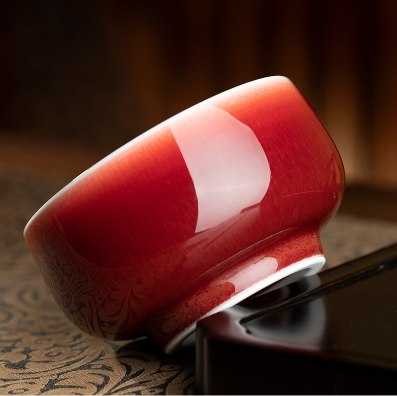 Chinese King Tea Cup High Temperature Resistant Tea Cup Chinese Kungfu Tea cup Drinkware Traditional Skills for Kings 400 Years ago