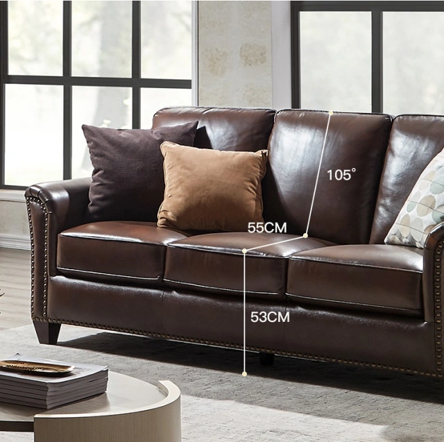 Plato Leather Sofa Extra Deep Down Filled Leather Sofa Couch