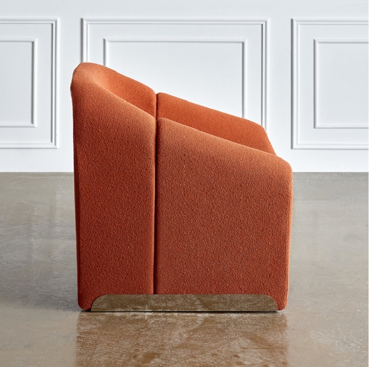 Ligne Roset Ploum Sofa Sofa Bed Twin Memory Foam Sofa Couch Modern Sofa Lauren Down-Filled Oversized Loveseat Sofa Simple special-shaped combination living room corner lamb fleece fabric sofa