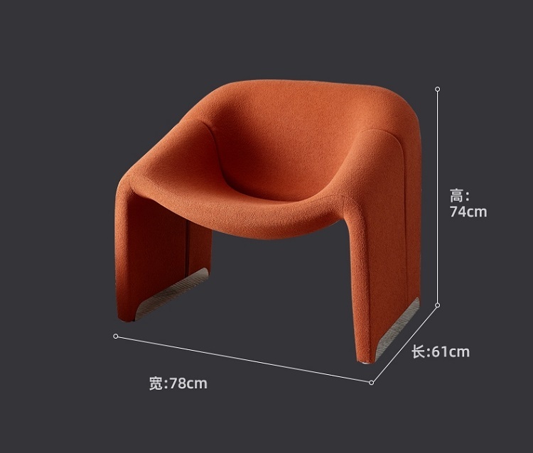 Ligne Roset Ploum Sofa Sofa Bed Twin Memory Foam Sofa Couch Modern Sofa Lauren Down-Filled Oversized Loveseat Sofa Simple special-shaped combination living room corner lamb fleece fabric sofa
