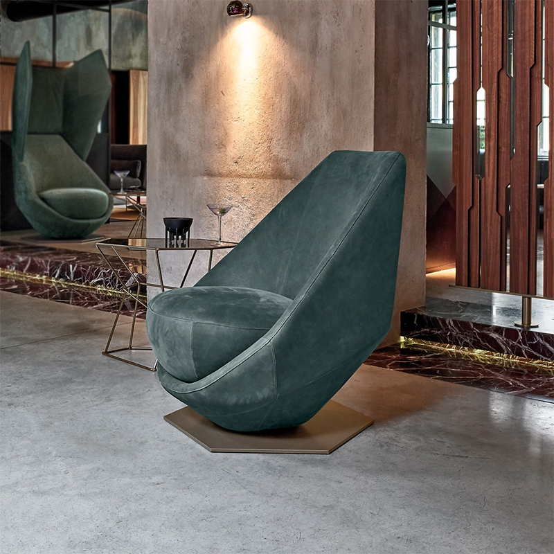 Ligne Roset Ploum Sofa Sofa Bed Twin Memory Foam Sofa Couch Modern Sofa Lauren Down-Filled Oversized Loveseat Sofa Simple special-shaped combination living room corner lamb fleece fabric sofa