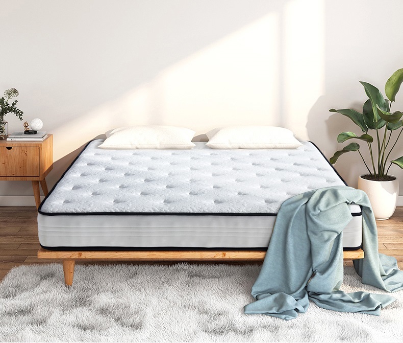 Queen Size Mattress 10 Inch Gel Memory Foam Mattress with Individual Pocket Springs, Hybrid Mattress in a Box for Pressure Relief