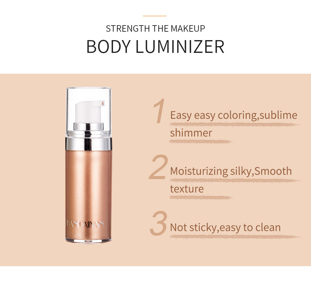 Highlight Summer Beach Sexy Whole Body Brightening Body Brightening Liquid Emulsion