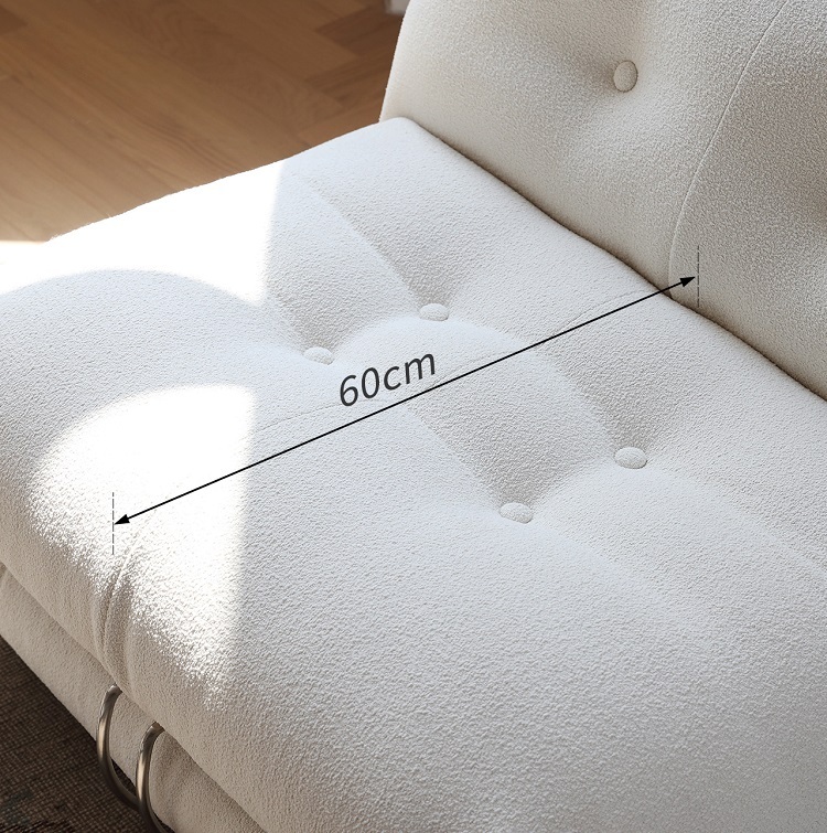 Ligne Roset Ploum Sofa Sofa Bed Twin Memory Foam Sofa Couch Modern Sofa Lauren Down-Filled Oversized Loveseat Sofa Simple special-shaped combination living room corner lamb fleece fabric sofa
