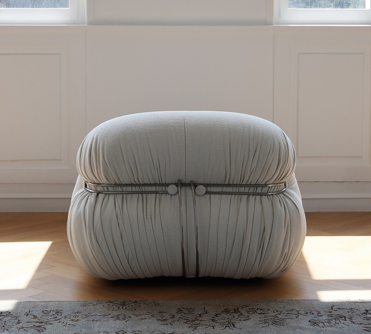 Ligne Roset Ploum Sofa Sofa Bed Twin Memory Foam Sofa Couch Modern Sofa Lauren Down-Filled Oversized Loveseat Sofa Simple special-shaped combination living room corner lamb fleece fabric sofa