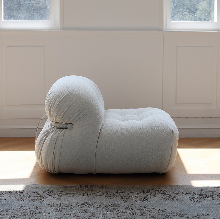 Ligne Roset Ploum Sofa Sofa Bed Twin Memory Foam Sofa Couch Modern Sofa Lauren Down-Filled Oversized Loveseat Sofa Simple special-shaped combination living room corner lamb fleece fabric sofa
