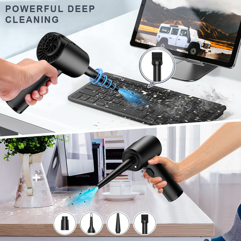 Compressed air Duster - Keyboard Cleaner for Office - no Canned air Duster - Reusable - Good Replacement for Compressed Air Can