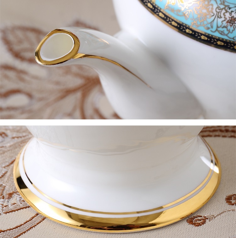 Bone china coffee cup set English tea set Afternoon tea tea set European coffee set gift set