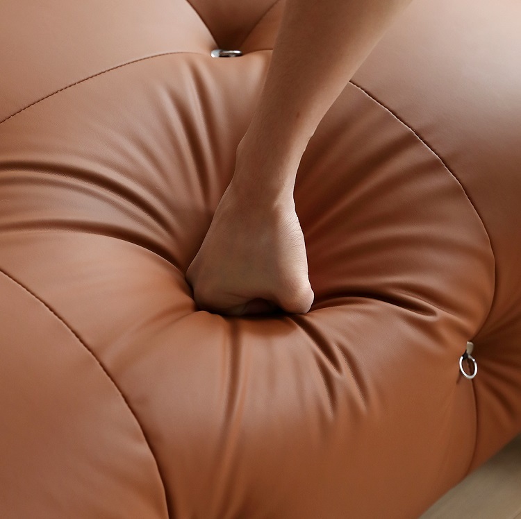 Retro Fengyunduo sofa ins style red bread module combination simple imported silicone leather sofa