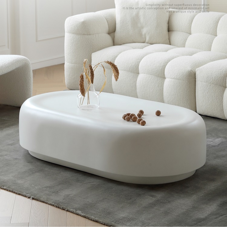 Semiocthome Round Nesting Coffee Table, White Modern Accent Coffee Tables Set of 2, Faux Marble Coffee Table for Living Room Office Small Space, End Side Nesting Tables with Sturdy Metal Frame