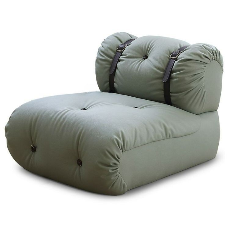 Danish teddy sofa modern simple living room designer small apartment leather sofa single seat