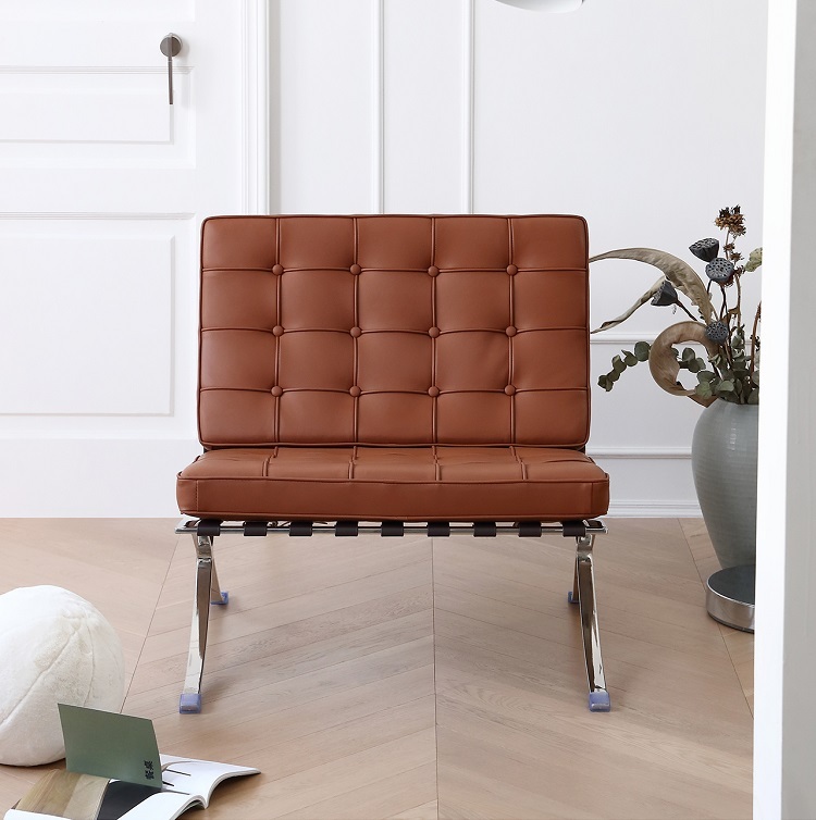 Signature Design by Ashley Sidewinder Mid-Century Modern Faux Leather Accent Chair Studio Designs Home Modern Ashlar Accent Chair Lounge Chair for Living Room Bedroom, Bonded Leather