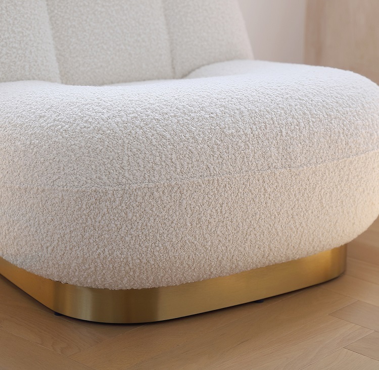 Ligne Roset Ploum Sofa Sofa Bed Twin Memory Foam Sofa Couch Modern Sofa Lauren Down-Filled Oversized Loveseat Sofa Simple special-shaped combination living room corner lamb fleece fabric sofa